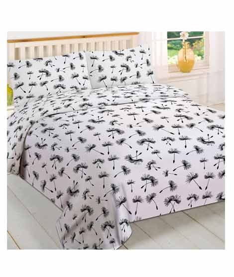 iShopping - Jamal Home King Size Bed Sheet With 2 Pillows (0048)