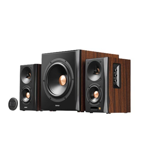 iShopping - Edifier Hi-Res Audio Speaker With Wireless Subwoofer - Wood (S360DB)