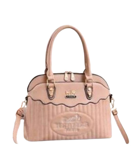 iShopping - Saad Collection Luxury Shoulder Handbag For Women Light Brown (88)