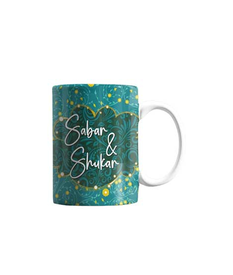 iShopping - ZamZam Green Blooms Printed Mug