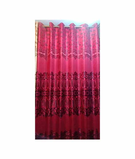 iShopping - Sajid Zaib Printed Curtain Red