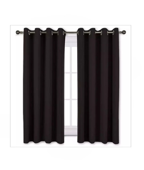 iShopping - Sajid Zaib Velvet Jacquard Curtains 2 Pcs Brown