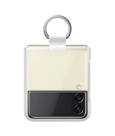 iShopping - Samsung Clear Cover With Ring For Galaxy Z Flip 3 5G