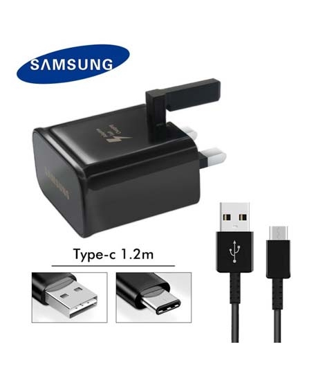 iShopping - Samsung Fast Charging Wall Charger With Cable Black