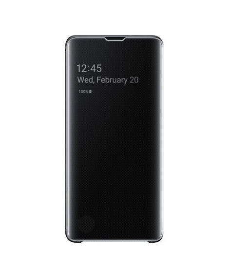 iShopping - Samsung Clear View Black Case For Galaxy S10+
