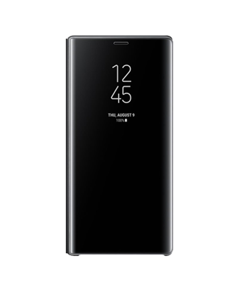 iShopping - Samsung Clear View Standing Black Cover For Galaxy Note 9