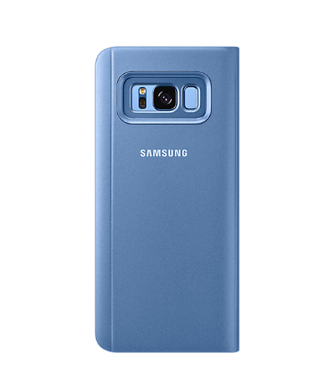 iShopping - Samsung Clear View Standing Blue Cover For Galaxy S8