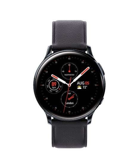 iShopping - Samsung Galaxy Active 2 Stainless Steel 40mm Smartwatch Black