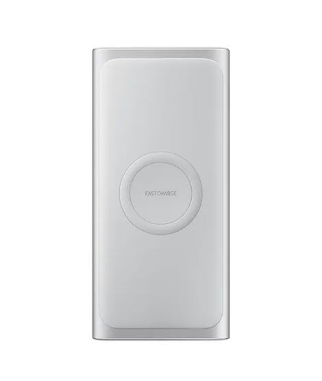 iShopping - Samsung Wireless Battery Pack 10000mAh Power Bank Silver