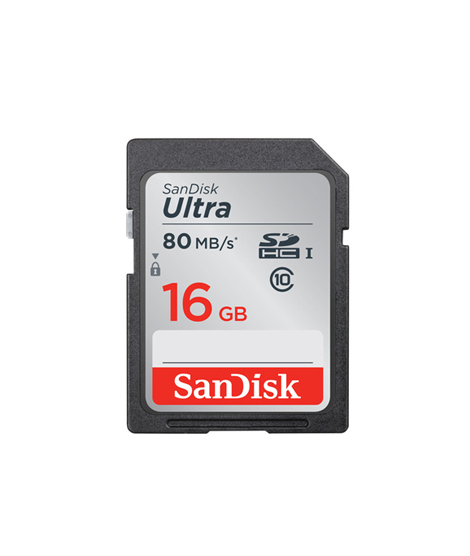 iShopping - SanDisk 16GB Ultra UHS-I SDHC Memory Card (SDSDUNC-016G-GN6IN)