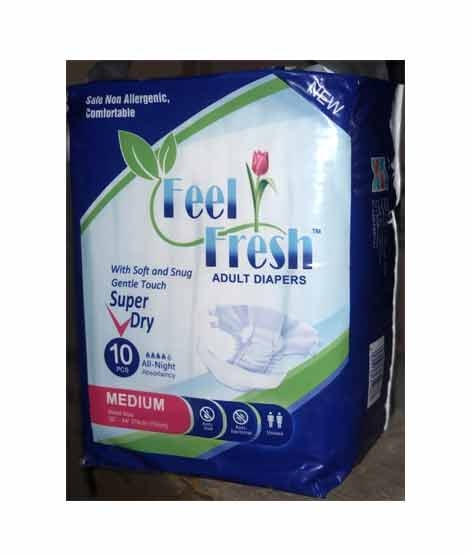 iShopping - Sawanki Feel Fresh Adult Diaper Medium Pack of 10