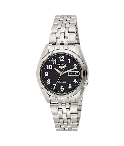 iShopping - Seiko 5 Stainless Steel Men's Watch Silver (SNK381K1)