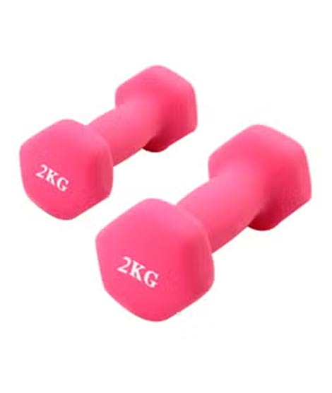 iShopping - Bjm Generic Pair Of 2Kg Set Of Dumbbell Pink (N26239765A)