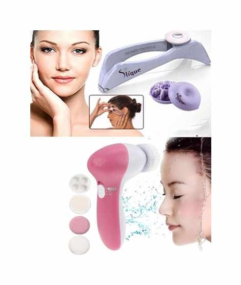 iShopping - Shop Zone Body Hair Threader and 5 in1 Face Massager (Pack of 2)
