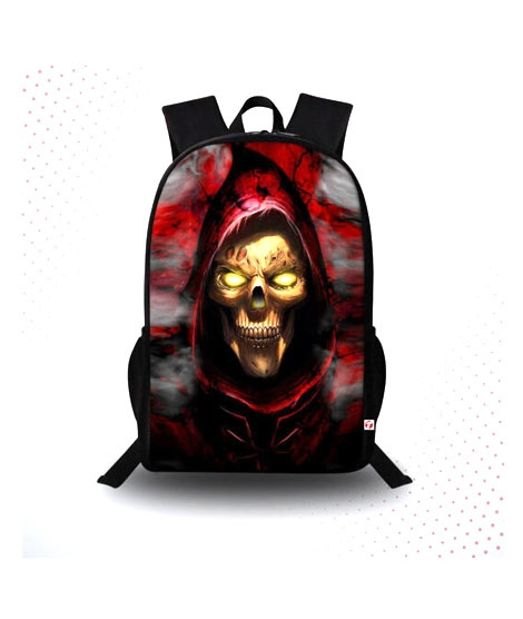 iShopping - Traverse Skull Digital Print Backpack (T303TWH)