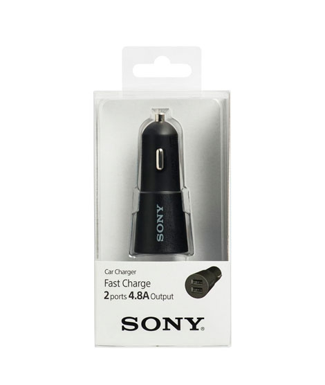 iShopping - Sony Dual USB Port Fast Car Charger (CP-CADM2)