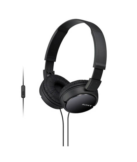 iShopping - Sony Extra Bass On-Ear Headphones Black (MDR-ZX110AP)