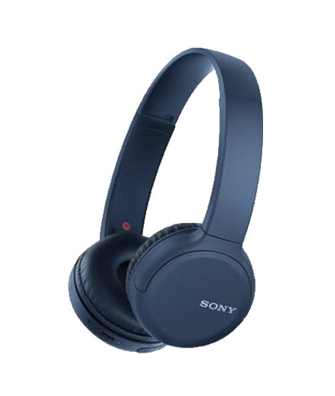 iShopping - Sony Wireless Bluetooth On-Ear Headphones Blue (WH-CH510)