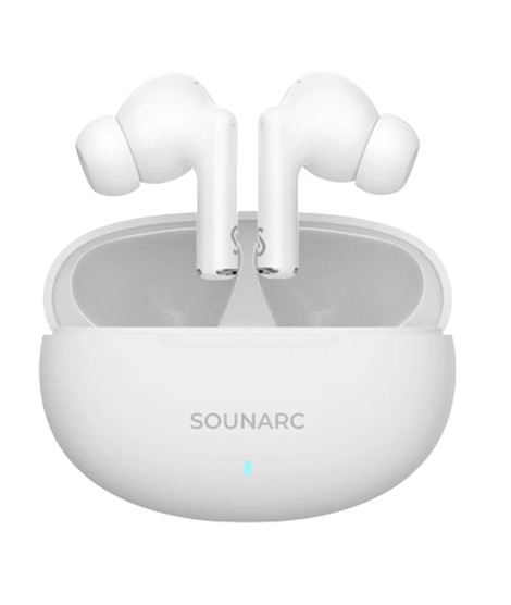 iShopping - Sounarc Q1 Ergonomic Fit Wireless Bluetooth Earbuds - White (SOU-0002)