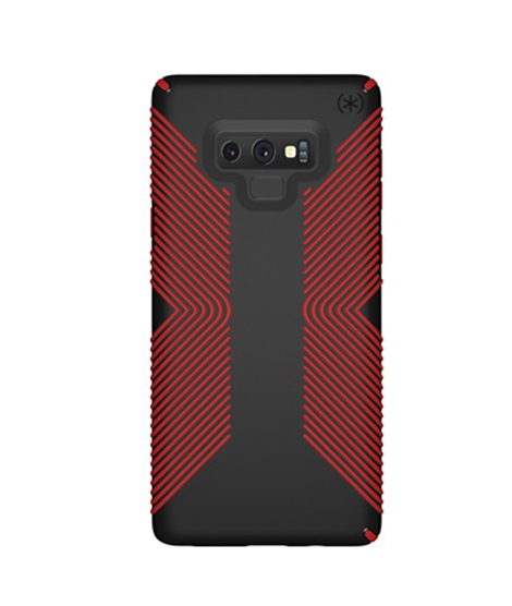 iShopping - Speck Presidio Grip Black/Dark Poppy Red Case For Galaxy Note 9