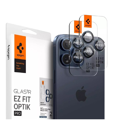 iShopping - Spigen GlastR EZ Fit Optik Pro Camera Lens Protector For iphone 14 Pro Max Pack Of 2 (AGL07164)