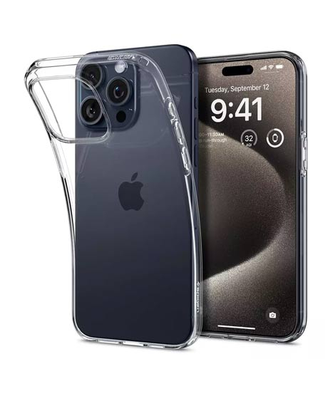 iShopping - Spigen Liquid Crystal Clear Case For Apple iPhone 15 Pro (ACS06699)
