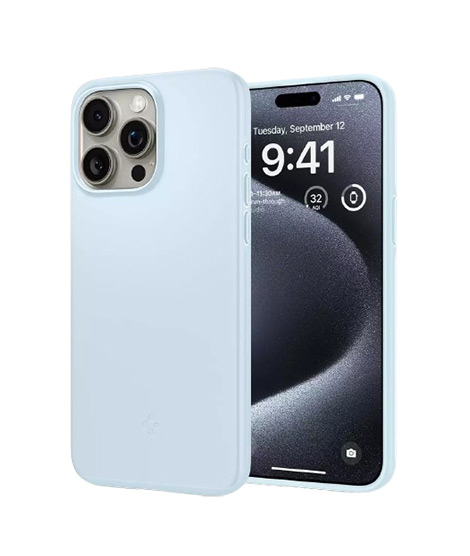 iShopping - Spigen Thin Fit Case For Apple iPhone 15 Pro Max Mute Blue (ACS06550)