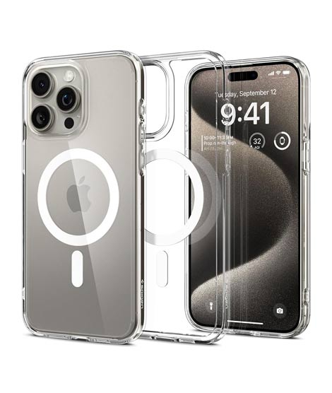 iShopping - Spigen Ultra MagFit White Case For Apple iPhone 15 Pro Max (ACS06576)