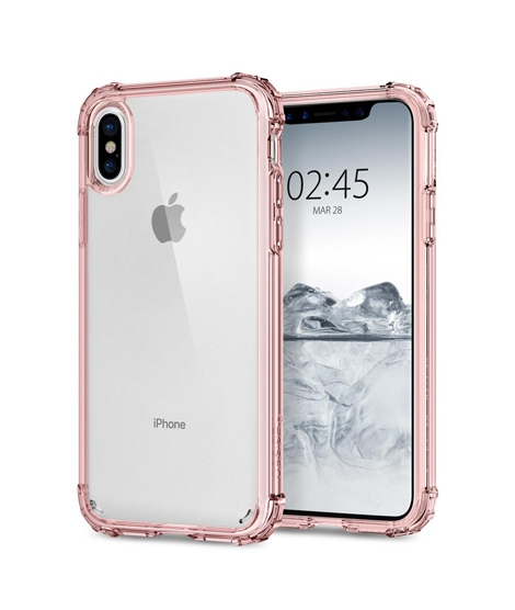 iShopping - Spigen Crystal Shell Rose Clear Case For iPhone X/XS