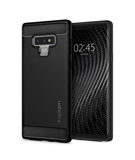 iShopping - Spigen Rugged Armor Black Case For Galaxy Note 9