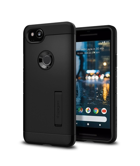 iShopping - Spigen Tough Armor Black Case For Google Pixel 2
