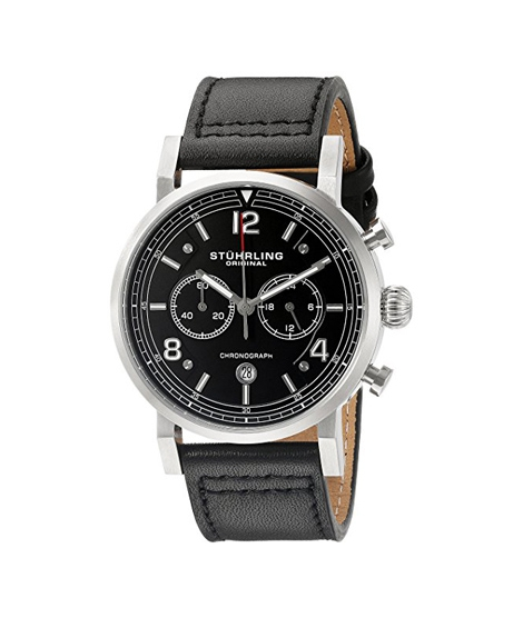 iShopping - Stuhrling Original Aviator 583 Men's Watch Black (583.01)