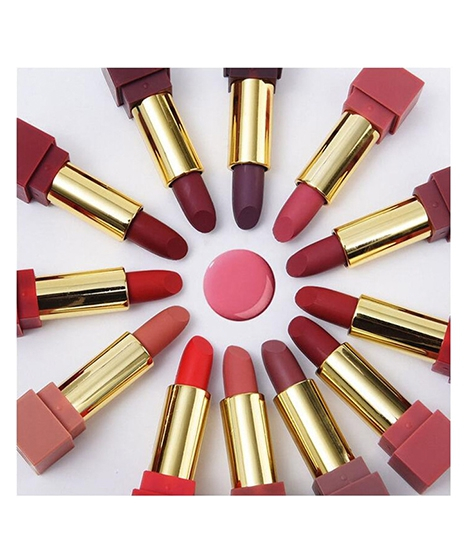 iShopping - Stylish Mart Matte Bullet Head Lipsticks Pack Of 12