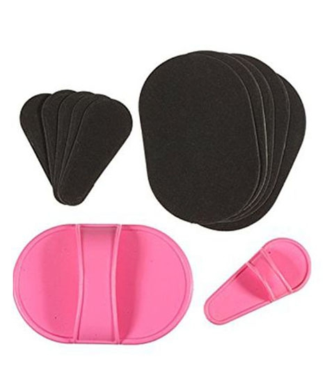 iShopping - Sundepil Hair Removing Pads For Women Black & Pink