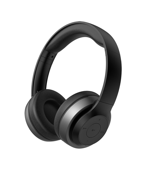 iShopping - Supercharge Abingo BT10 Wireless Bluetooth Over-Ear Headphones Black