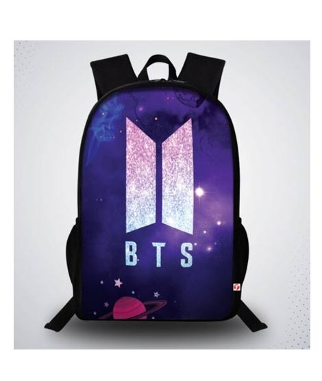 iShopping - Traverse BTS Printed School Bag For Unisex Blue (T350TWH)