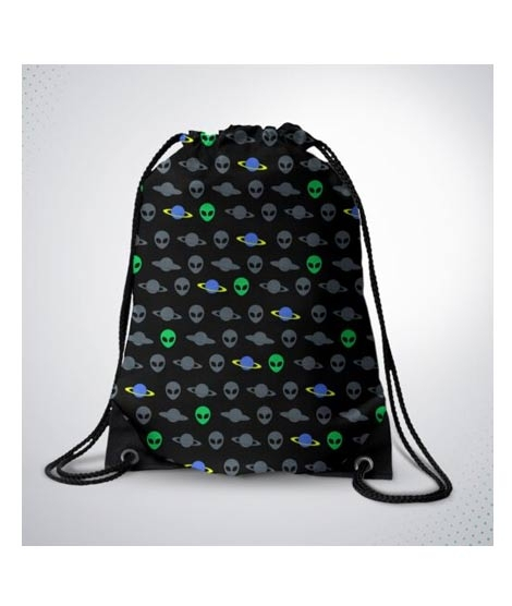 iShopping - Traverse Alien Digital Printed Drawstring Bag (T576DRSTR)