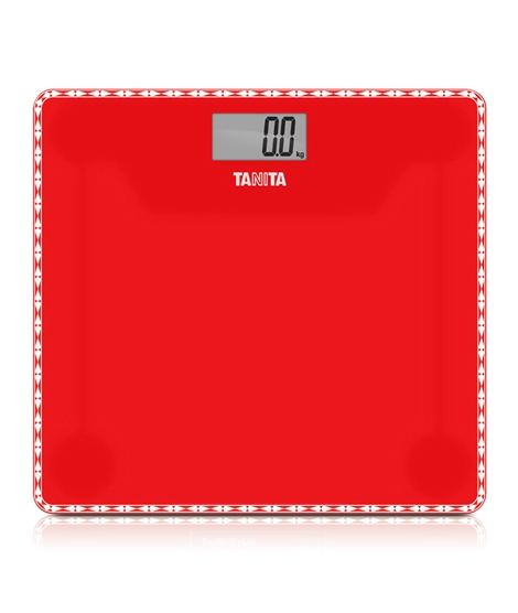 iShopping - Tanita Digital Glass Bathroom Scale Red (HD-380)