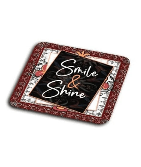 iShopping - ZamZam Blooming Beauty Printed Tea Coaster 