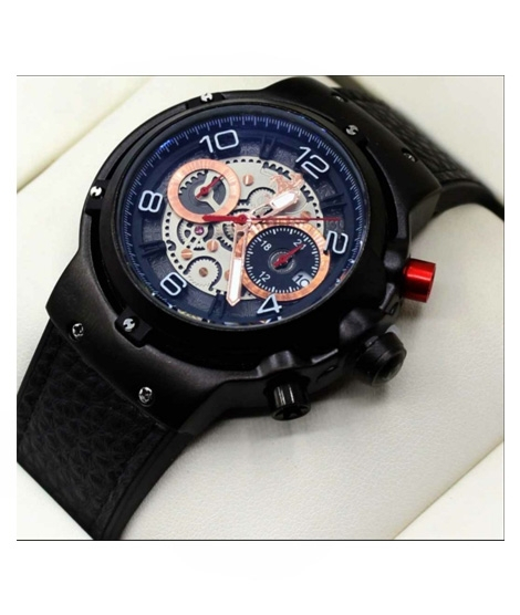 iShopping - TFH Hublot Strap Chrono Watch for Men's Black