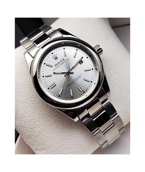 iShopping - TFH Oyster Perpetual Chain Watch For Men Silver