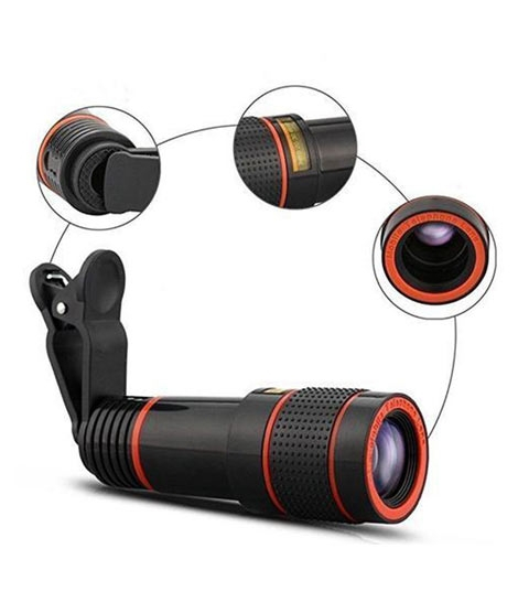 iShopping - The AZY 8x Zoom Mobile Camera Lens With Clip Holder