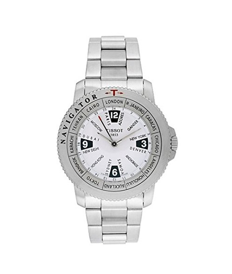 iShopping - Tissot Navigator Men's Watch Silver (T30148512)