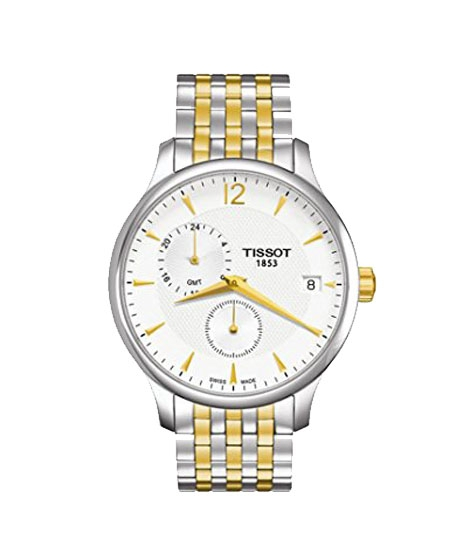 iShopping - Tissot Tradition GMT Men's Watch Two-Tone (T0636392203700)