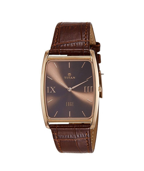 iShopping - Titan Analog Men's Watch Brown (1596WL03)