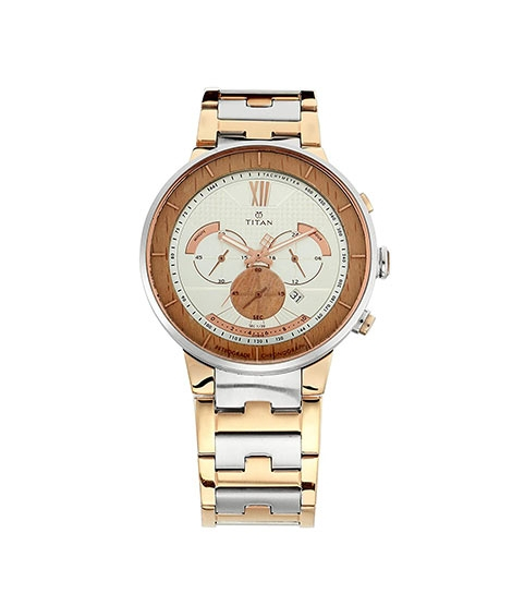iShopping - Titan Grandmaster Men's Watch Two Tone (1786KM01)