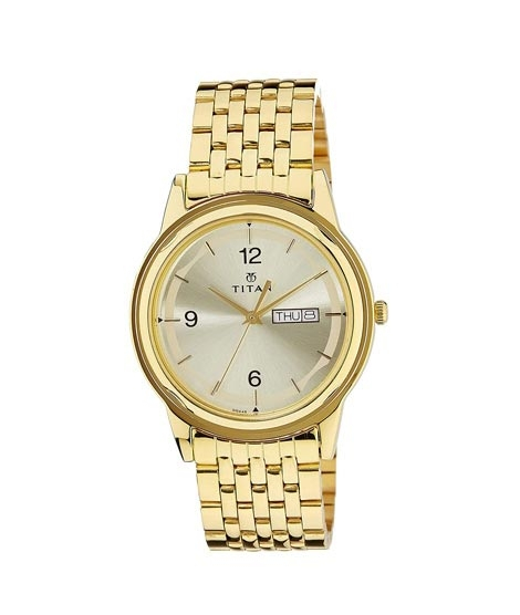 iShopping - Titan Karishma Men's Watch Gold (1638YM02)