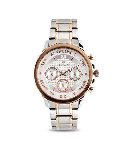iShopping - Titan Regalia Sovereign Men's Watch Two Tone (1747KM01)