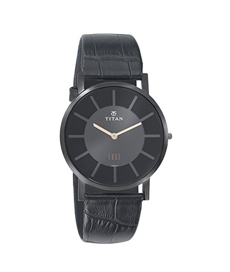 iShopping - Titan Analog Men's Watch Black (1595NL01)