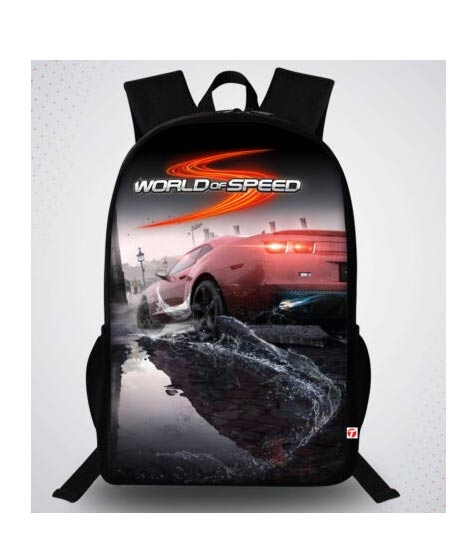 iShopping - Traverse World of Speed Digital Printed Backpack (T52TWH)